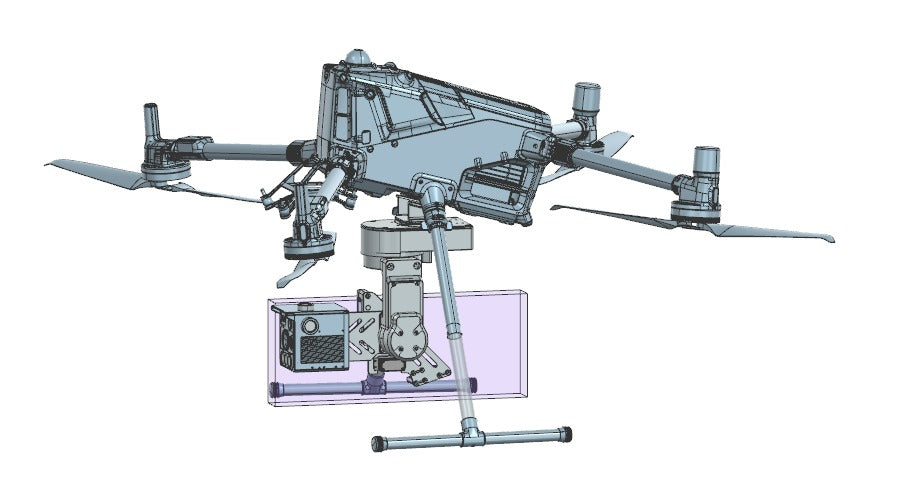Pneu-Dart X2 TG200 Aerial Targeting Payload | DJI M400 UAS