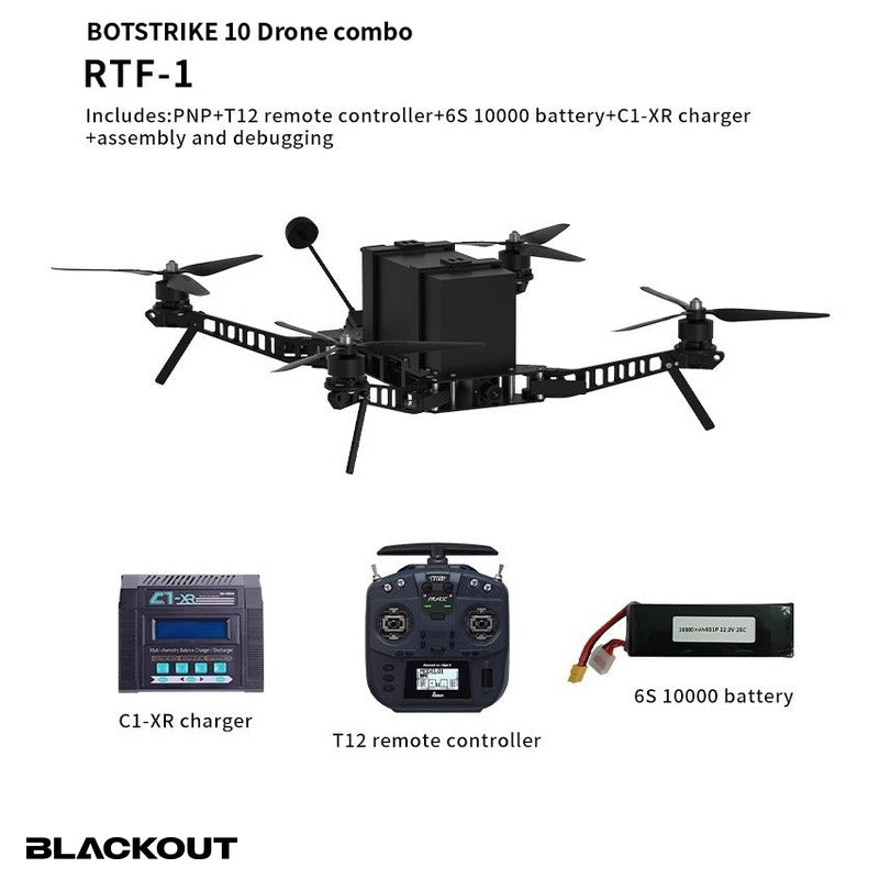 Blackout BOTSTRIKE 10 Folding FPV Drone, view 1