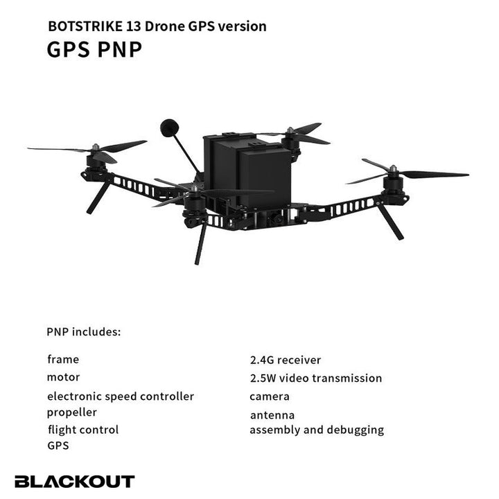 Blackout BOTSTRIKE 13 Folding FPV Drone, view 7