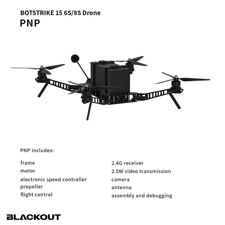 Blackout BOTSTRIKE 15 Folding FPV Drone, view 8