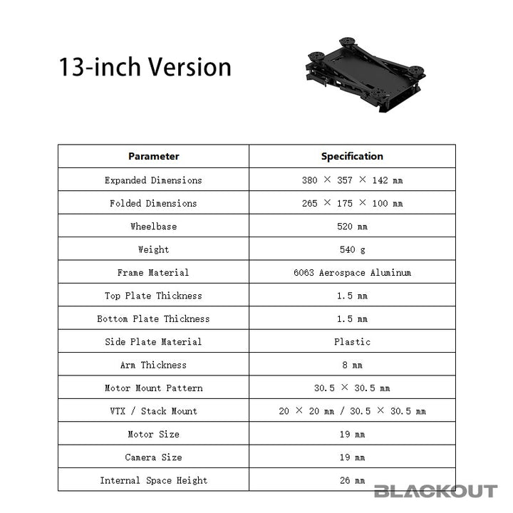 Blackout Fiber Optic FPV Drone System, view 8