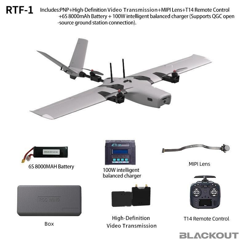 Blackout Y3 VTOL Fixed-Wing Drone (RTF-1 and RTF-2), view 9