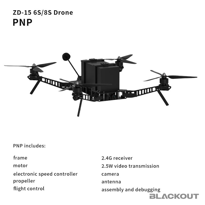 Blackout ZD-15 Folding FPV Drone, view 8