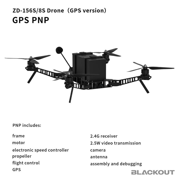 Blackout ZD-15 Folding FPV Drone, view 9