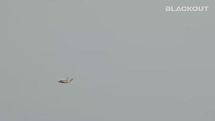Blackout high-speed interceptor drone flight video