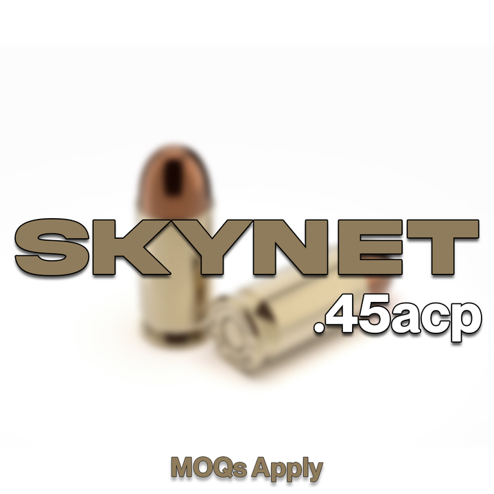 SKYNET™ .45 ACP Bulk Ammunition | Zinc or Lead | 5,000-Round Minimum